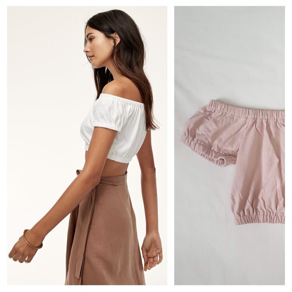 WILFRED | Aritzia Adelisa T-Shirt Crop Top | Sz.XS